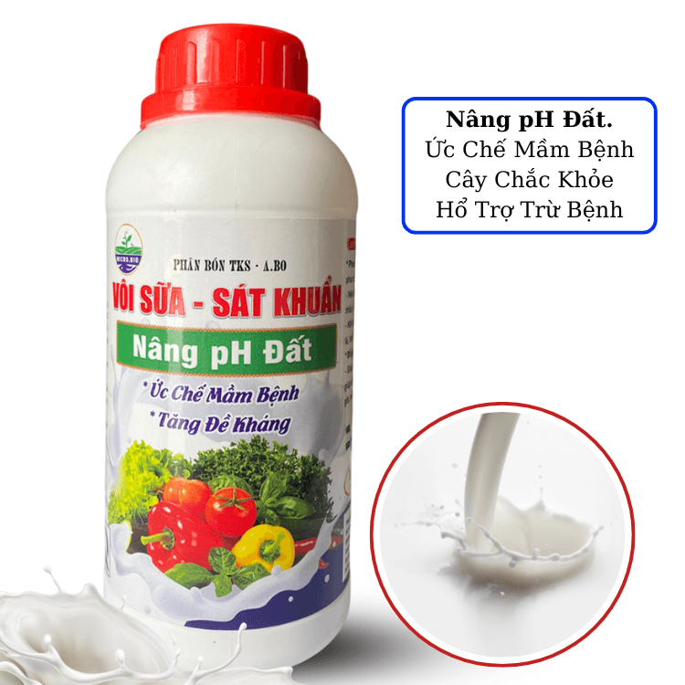 VÔI SỮA: Nâng pH, Hạ Phèn Nhanh, Diệt Khuẩn - Chai 500ml VÔI SỮA: Nâng pH, Hạ Phèn Nhanh, Diệt Khuẩn - Chai 500ml