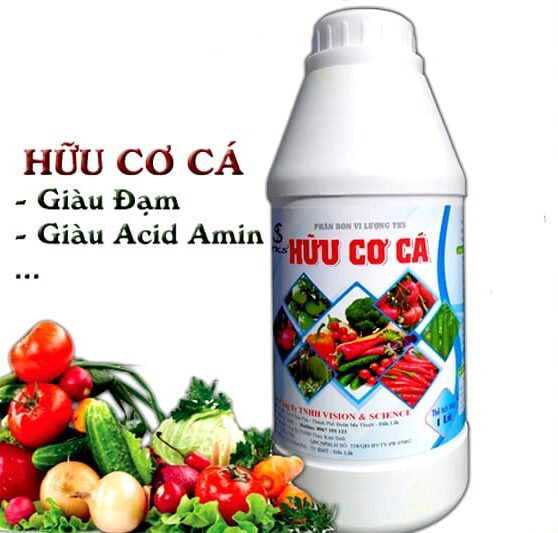 Phân bón đạm cá hữu cơ đậm đặc - 1 lít