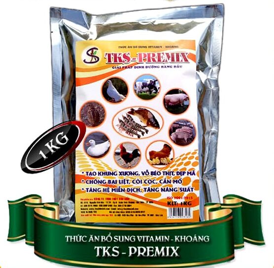 PREMIX: THỨC ĂN BỔ SUNG VITAMIN VÀ KHOÁNG 1KG