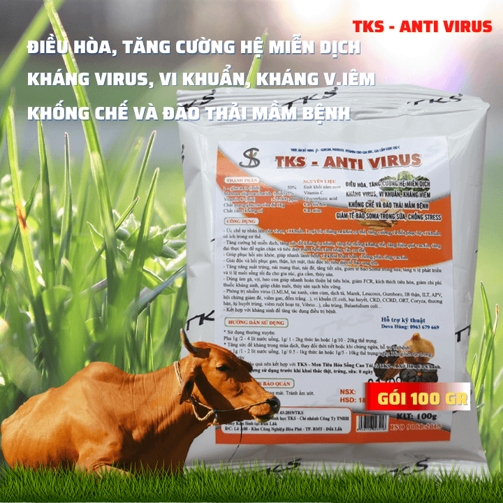 ANTIVIRUS: Kháng Virus, Vi Khuẩn Cho Chăn Nuôi Thủy Sản