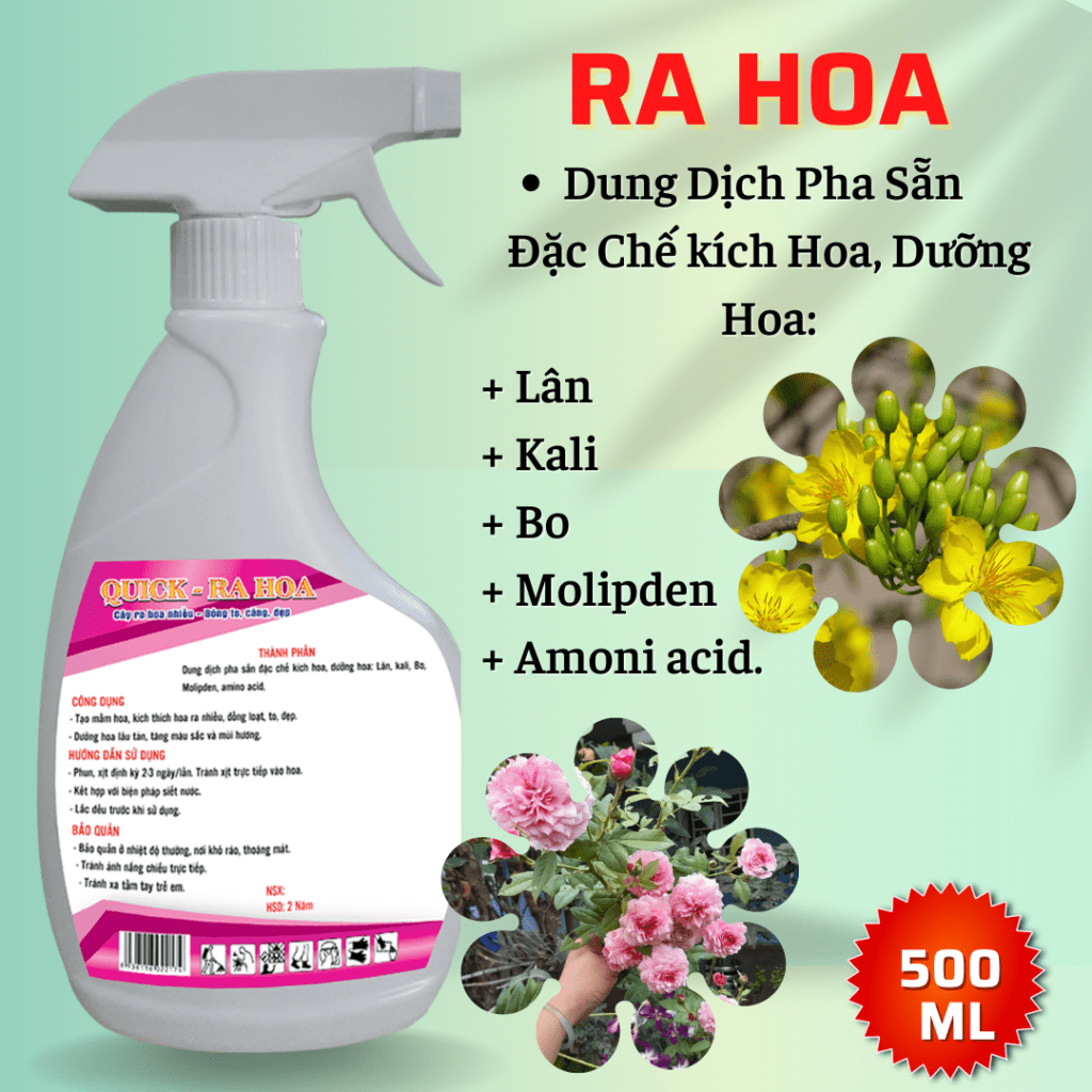Thuốc Kích Hoa, Dưỡng Hoa Lâu Tàn TKS QUICK - Ra Hoa