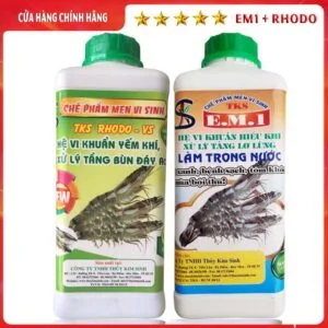 [BỘ ĐÔI] MEN VI SINH SẠCH ĐÁY AO, LÀM TRONG NƯỚC