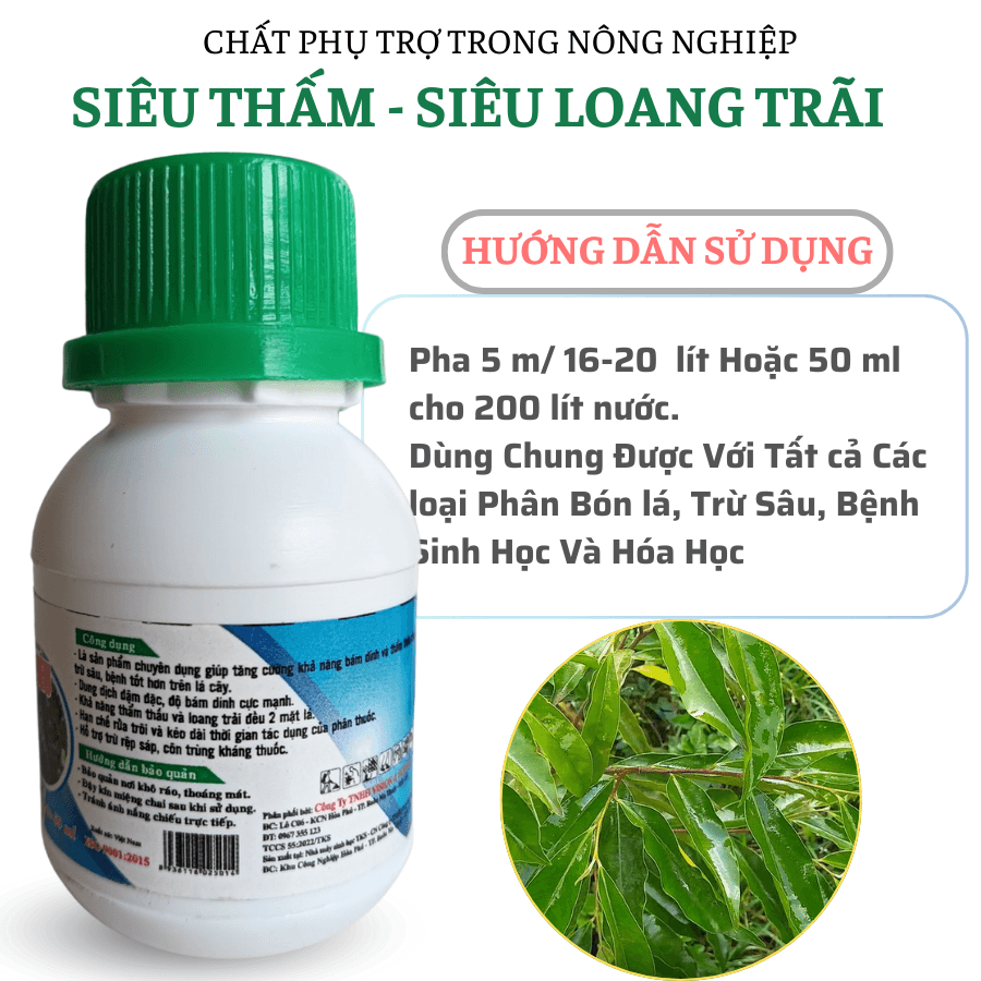 Thấm Sâu Loang Đều : Chất Trợ Lực Trong Nông Nghiệp