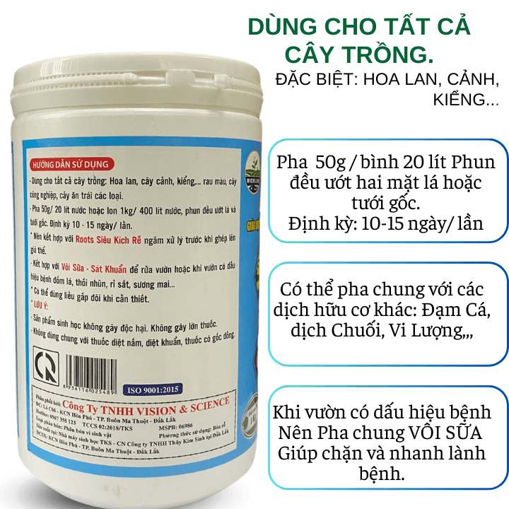 Chế Phẩm Trichoderma Pseudomonas - Đối Kháng Nấm, Kích Rễ