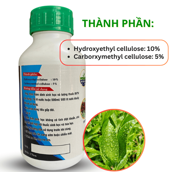 Chất Phụ Trợ Trong Nông Nghiệp - Bám Dính Sinh Học