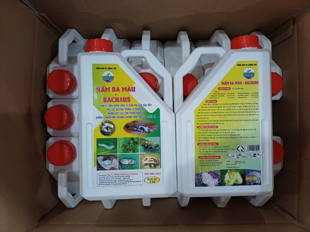 Nấm 3 Màu Bacillus TKS – Ngăn Chặn Cắn Phá Của Côn Trùng