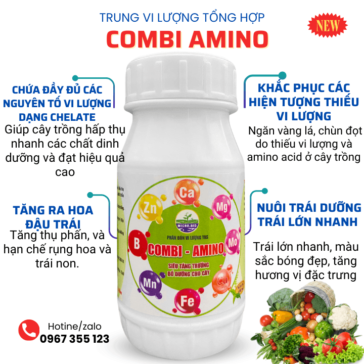 Phân Bón Lá Vi Lượng TKS Combi Amino Siêu Tăng Trưởng