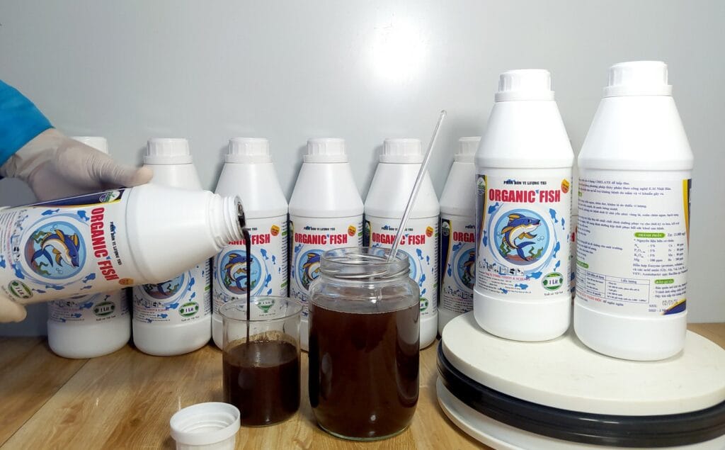 Phân Bón Vi Lượng TKS: Đạm Cá Organic Fish Đạm Cá Vi Sinh 