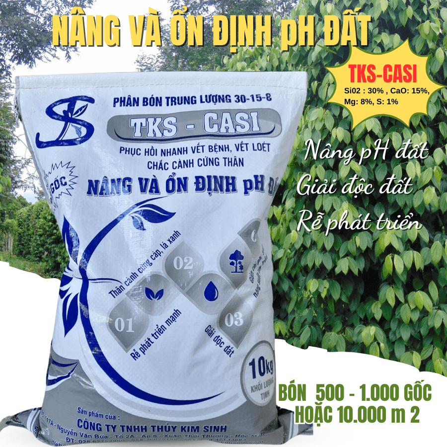 Phân Bón Trung Lượng Nâng Và Ổn Định PH Đất