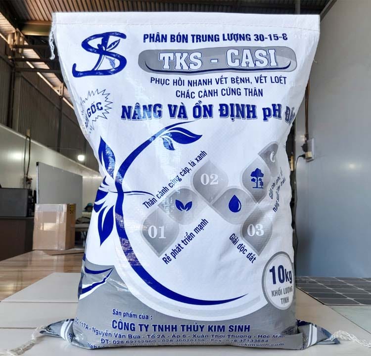 Phân Bón Trung Lượng Nâng Và Ổn Định PH Đất