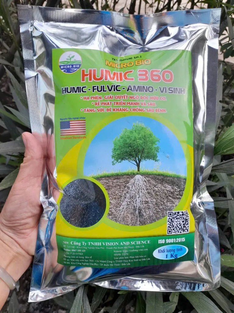Humic Kích Rễ 360 - Fulvic - Amino - Vi Sinh Hạ Phèn