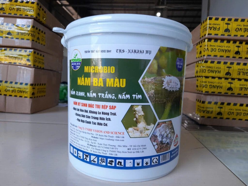 2Kg Nấm 3 Màu Ký Sinh Đặc Trị Rệp Sáp