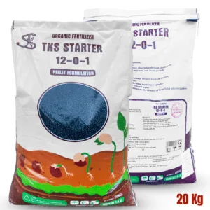 Phân Bón Hữu Cơ Viên Nén - Đạm Hữu Cơ Humic Starter - Thúc Đẩy Cây Trồng Phát Triển