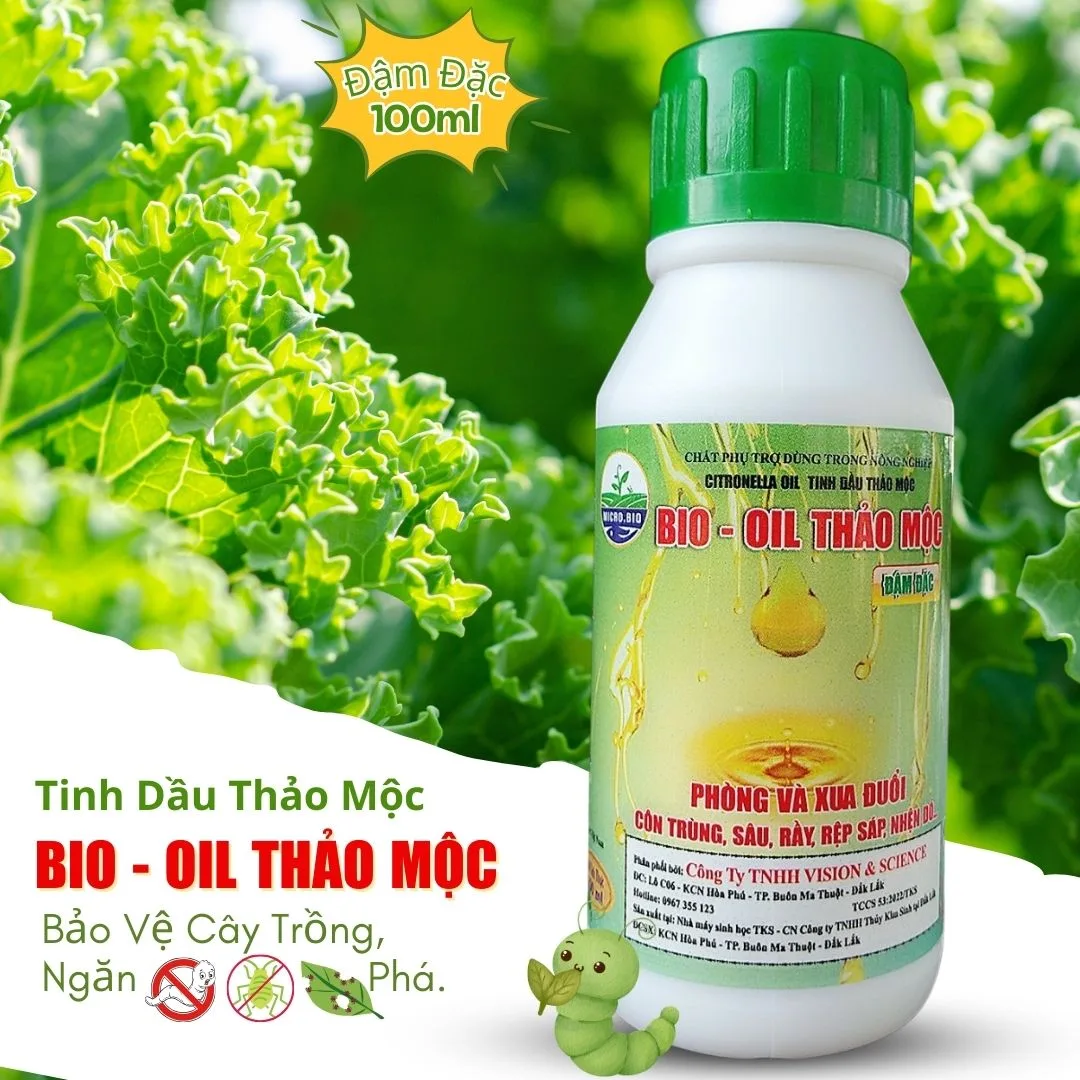 Tinh Dầu Thảo Mộc Trừ Sâu Bio Oil - Xua Đuổi Côn Trùng Hiệu Quả Tinh Dầu Thảo Mộc Trừ Sâu Bio Oil - Xua Đuổi Côn Trùng Hiệu Quả