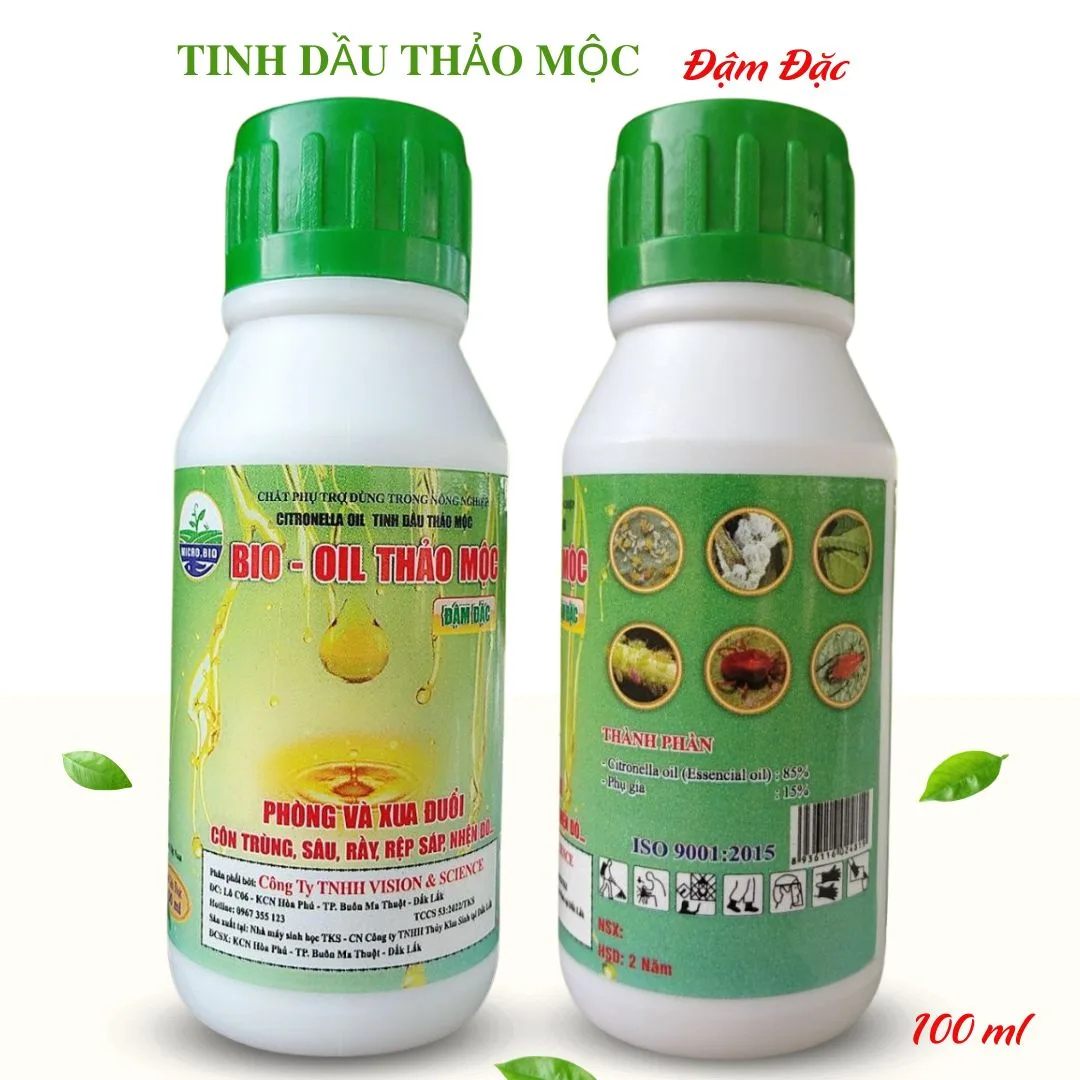 Tinh Dầu Thảo Mộc Trừ Sâu Bio Oil - Xua Đuổi Côn Trùng Hiệu Quả Tinh Dầu Thảo Mộc Trừ Sâu Bio Oil - Xua Đuổi Côn Trùng Hiệu Quả
