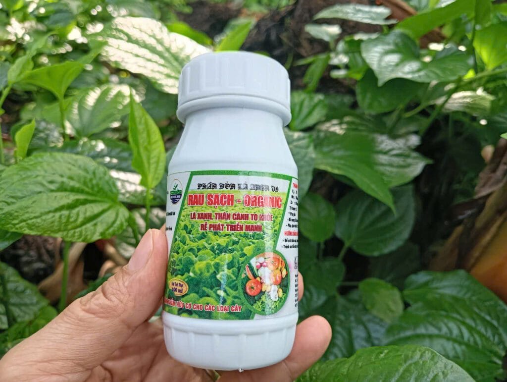 Phân Bón Lá RAU SẠCH Organic Xanh Lá, Mập Cành, Trái Lớn Nhanh